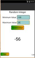 Random Integer Generator poster