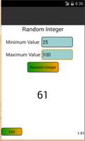 Random Integer Generator screenshot 1