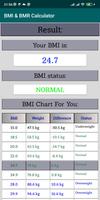BMI BMR Calculator- Track BMI  capture d'écran 1