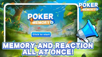 Poker Memory Plakat