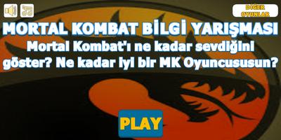 Poster Mortal Kombat Bilgi Yarışması