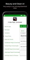 X Player - Video Downloader capture d'écran 3