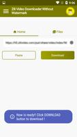 Video Downloader for Zili تصوير الشاشة 1
