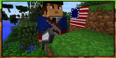 American Revolution Mod Minecraft 포스터