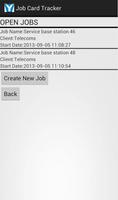 Job Card Tracker Lite تصوير الشاشة 1