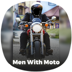 Men Moto Photo Suit ikona