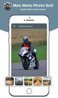 Men Moto Photo Suit syot layar 2