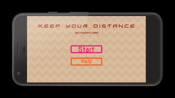 Keep Your Distance Plakat