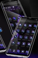 Black Tech Fusion Launcher imagem de tela 2