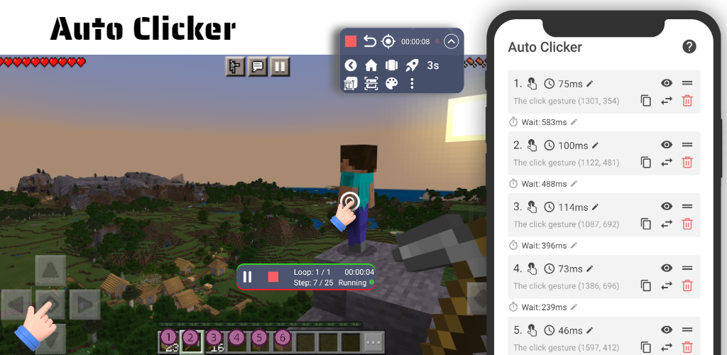 How to use auto-clicker in Minecraft?