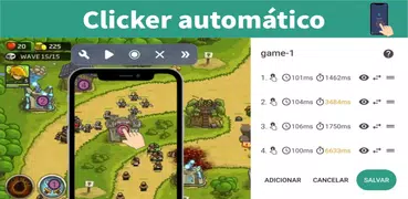 Auto Clicker app para jogos