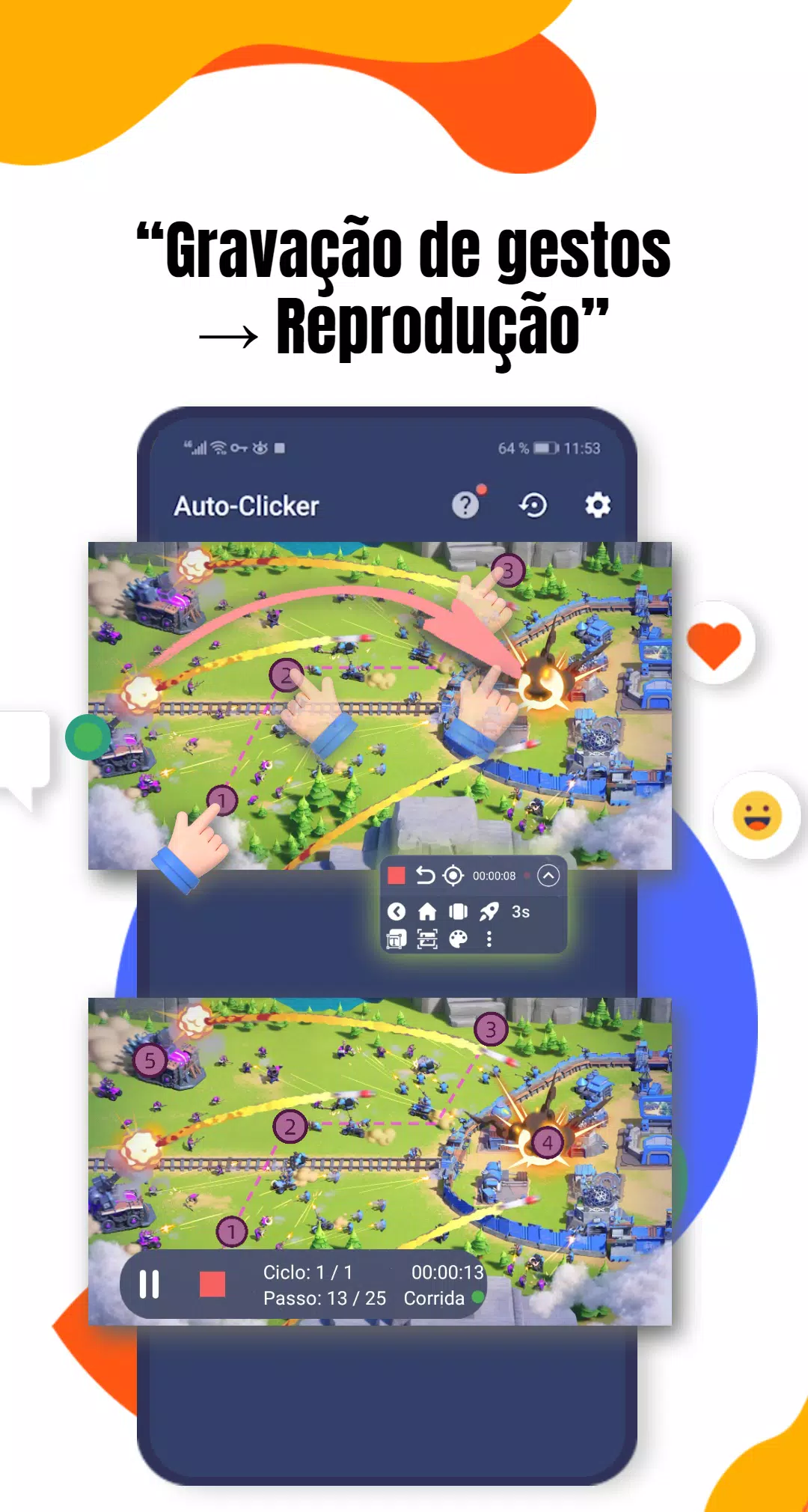Download do APK de Auto Clicker app para jogos para Android