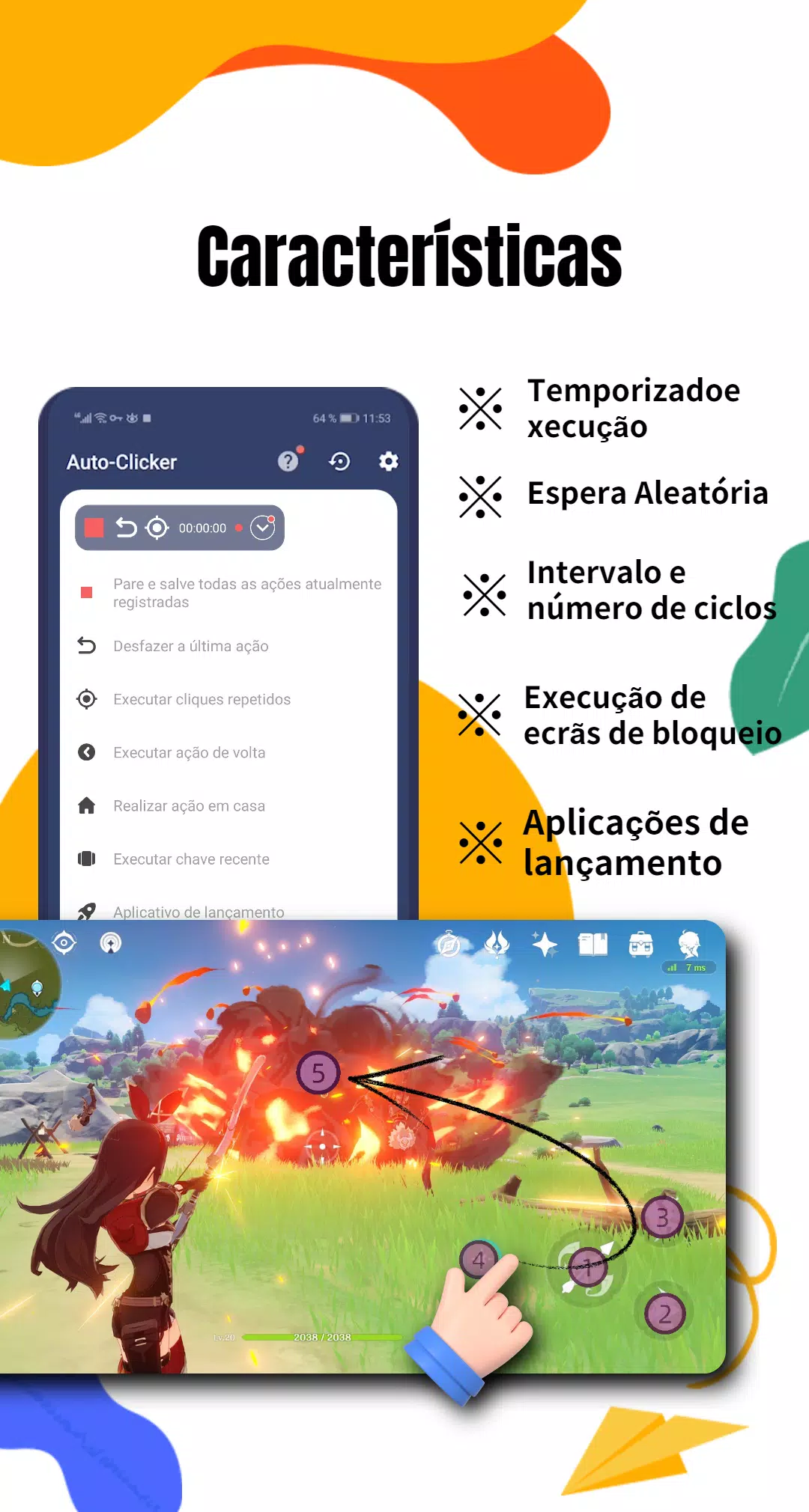 Download do APK de Auto Clicker app para jogos para Android