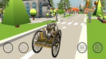 Old Three Wheel 3d Car Game captura de pantalla 1