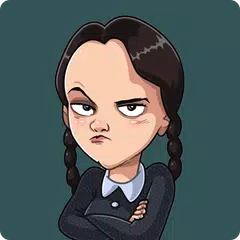 Sticker De Merlina Wednesday