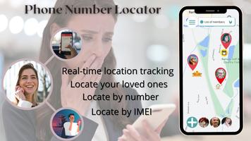 Téléphone Tracker-GPS Locator Affiche