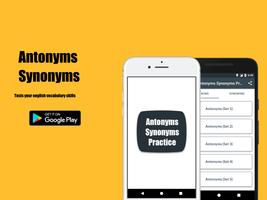 پوستر Antonyms Synonyms Practice