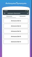 1 Schermata Antonyms Synonyms Practice