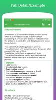 English Tenses (Example&Practice) captura de pantalla 2