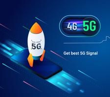 5G/4G Force Lte poster