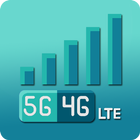 LTE Force 5G/4G icône