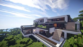 Maison et abris pour Minecraft Affiche
