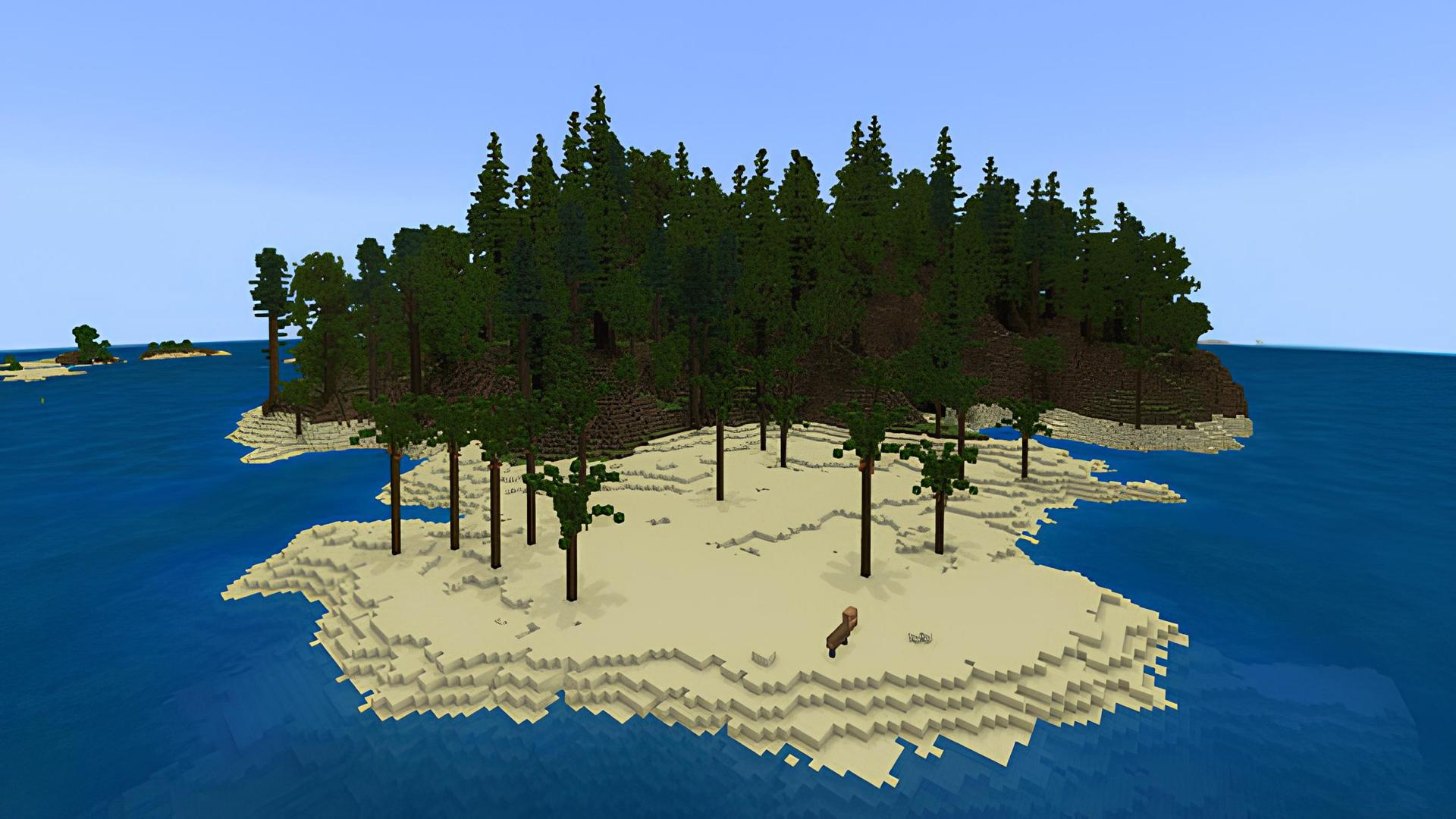 Остров 1 мая. Идеальный остров для выживания. Custom Island Minecraft.