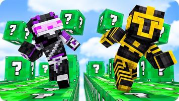 Mod Lucky Block pour Minecraft Affiche