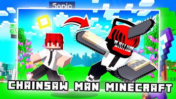 Chainsaw Man Mod Minecraft PE capture d'écran 1