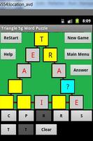Word Triangle 5g puzzle screenshot 1