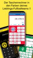 Fußballfans - Rechner Plakat