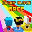 Lucky block race map for MCPE