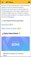 NFT, Web3, DAO, DeFi news 포스터