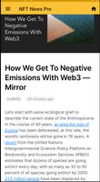 NFT news pro - Web3, NFT, DAO ポスター