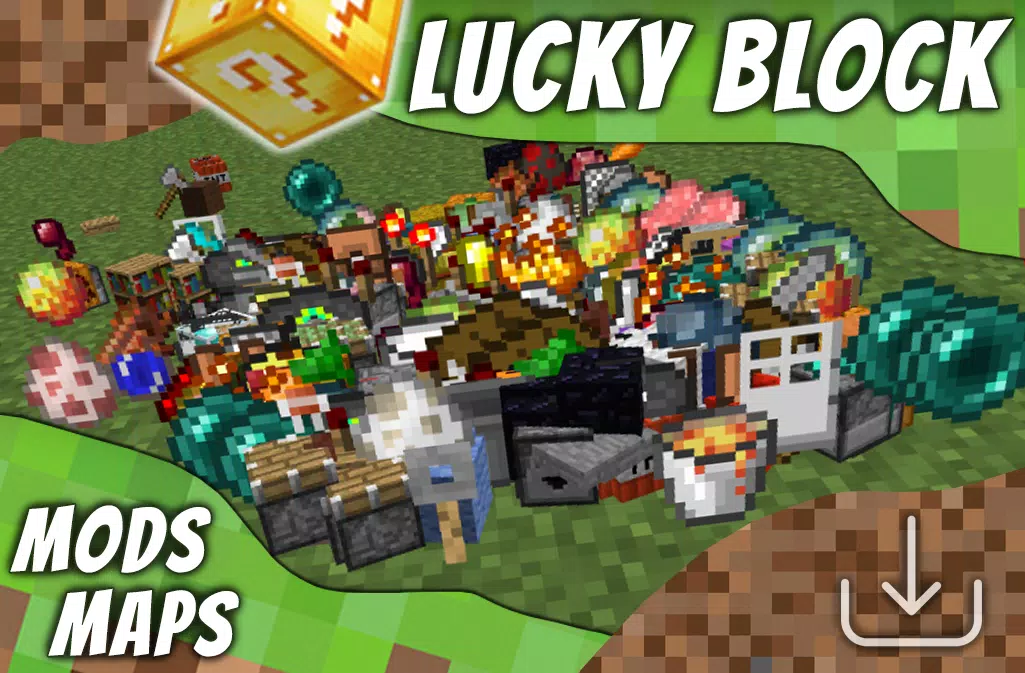 Max Lucky Blocks Mod 1.7.2a Free Download