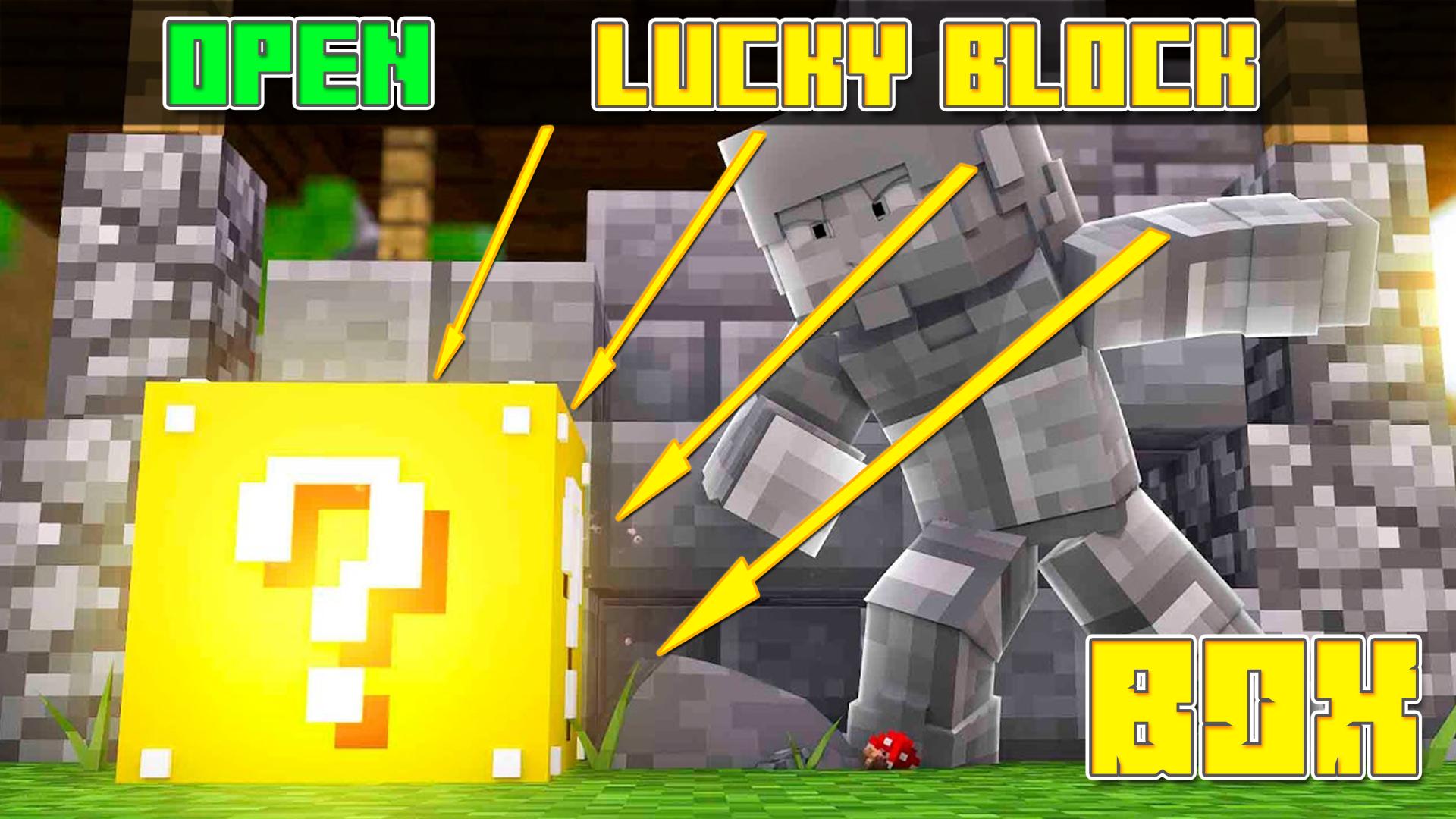 Lucky Block Mod Addons And Mods For Android Apk Download - how to unlock blocks in lucky blocks in roblox