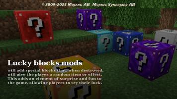 Lucky block mod poster