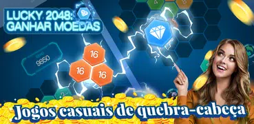 Lucky 2048: Ganhar moedas
