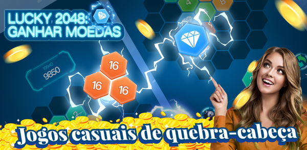 Aprenda como baixar Lucky 2048: Ganhar moedas de graça image