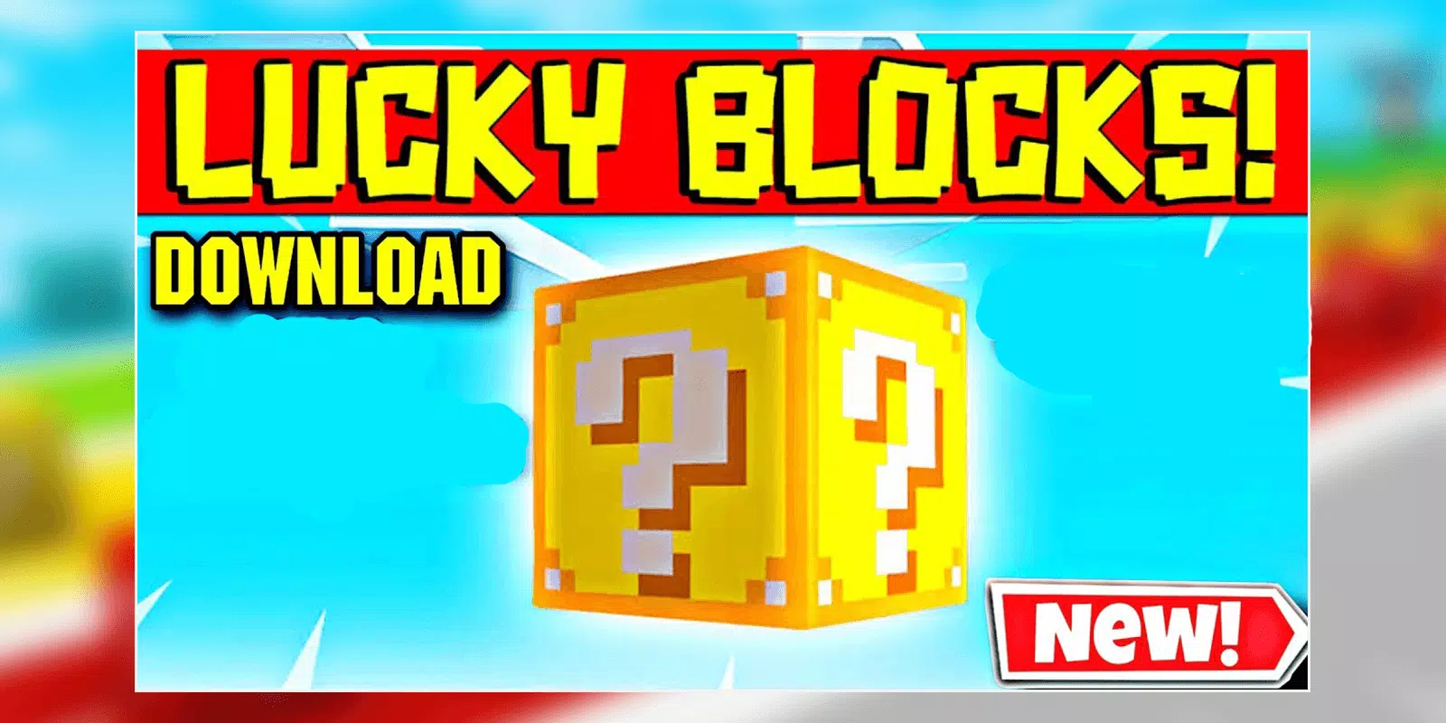 Download Lucky Block Race Map MCPE APK