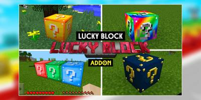 Lucky Block Race Map for mcpe capture d'écran 1