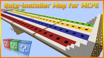 Lucky Block Race Map for MCPE تصوير الشاشة 1