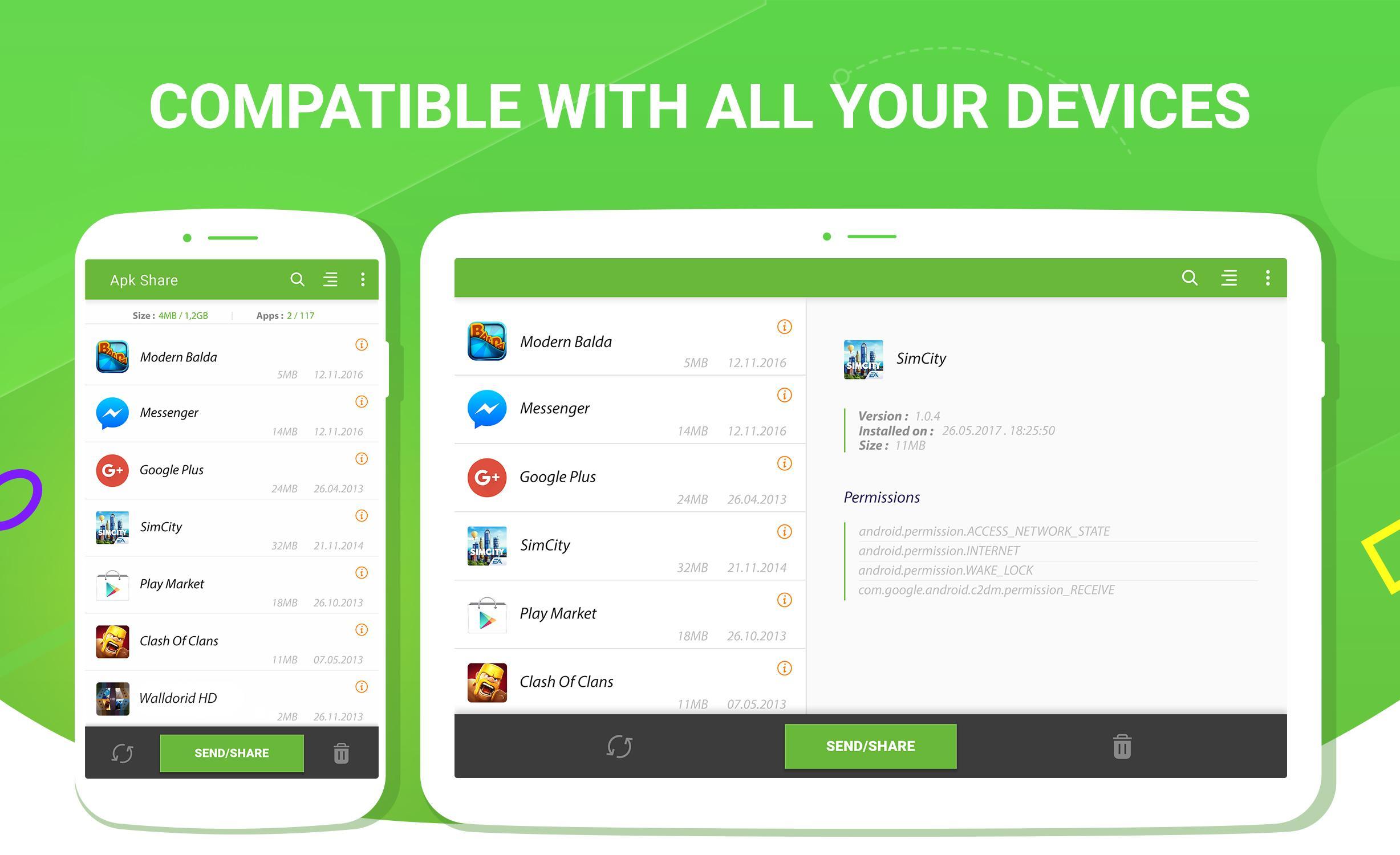 Apk Share Bluetooth - Send/Backup/Uninstall/Manage for Android - APK ...