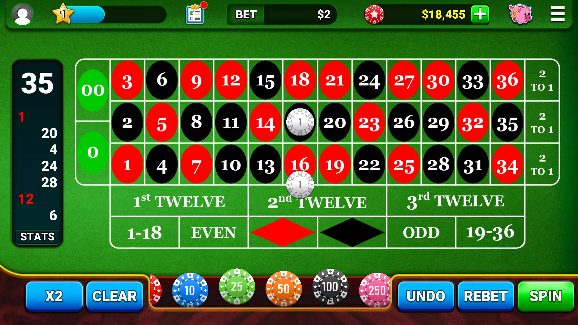 Roulette - Casino Style! - Apps on Google Play