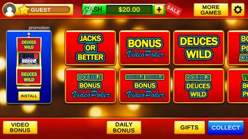 برنامه‌نما Video Poker Casino عکس از صفحه