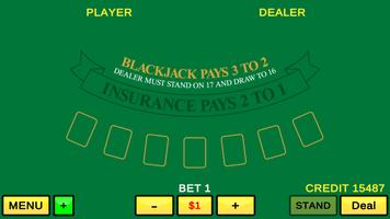 Blackjack 21 Casino capture d'écran 1