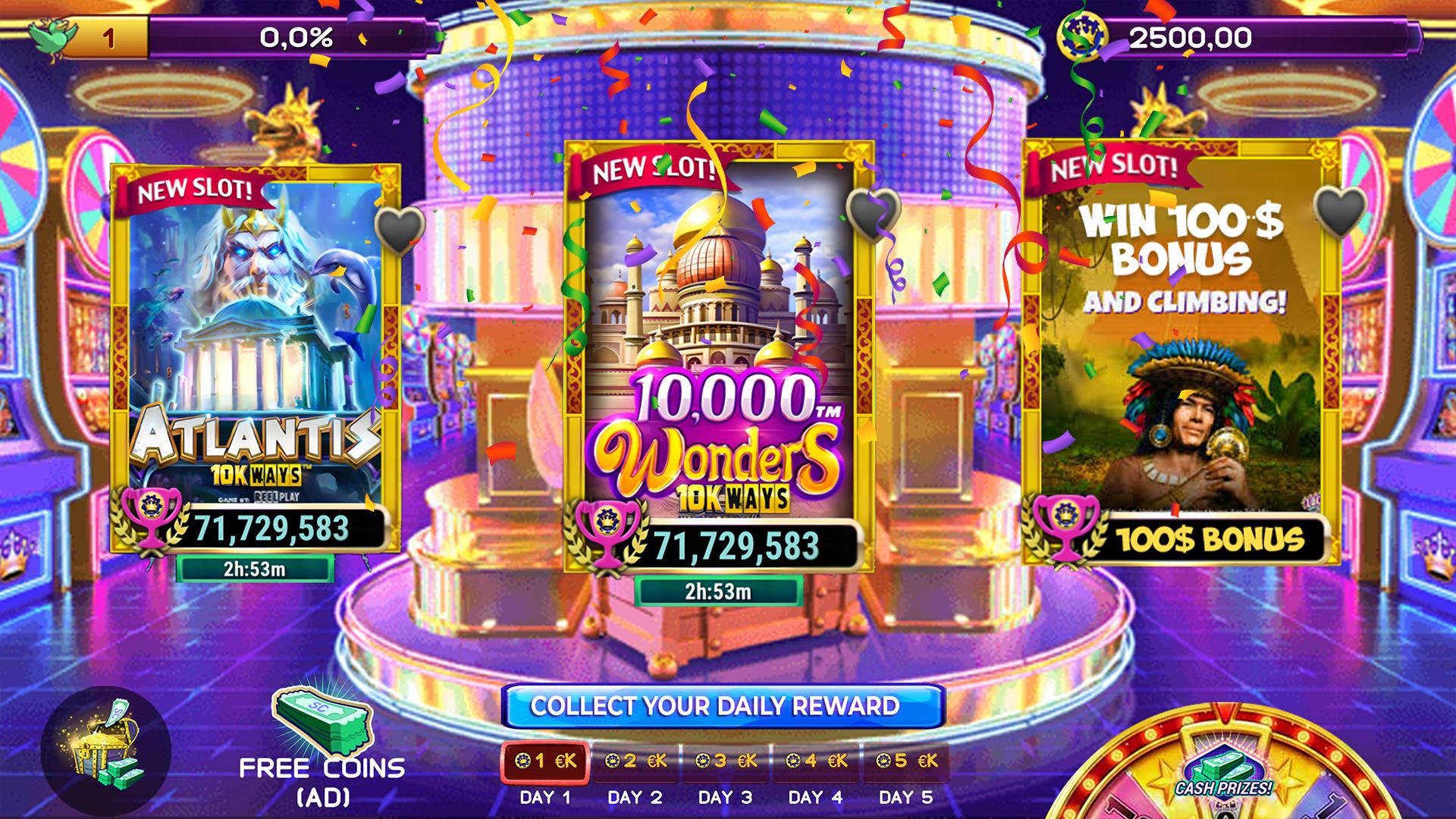 Free slot monthly sweepstakes