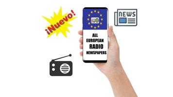 European Radio FM - Europe radio libre et presse Affiche