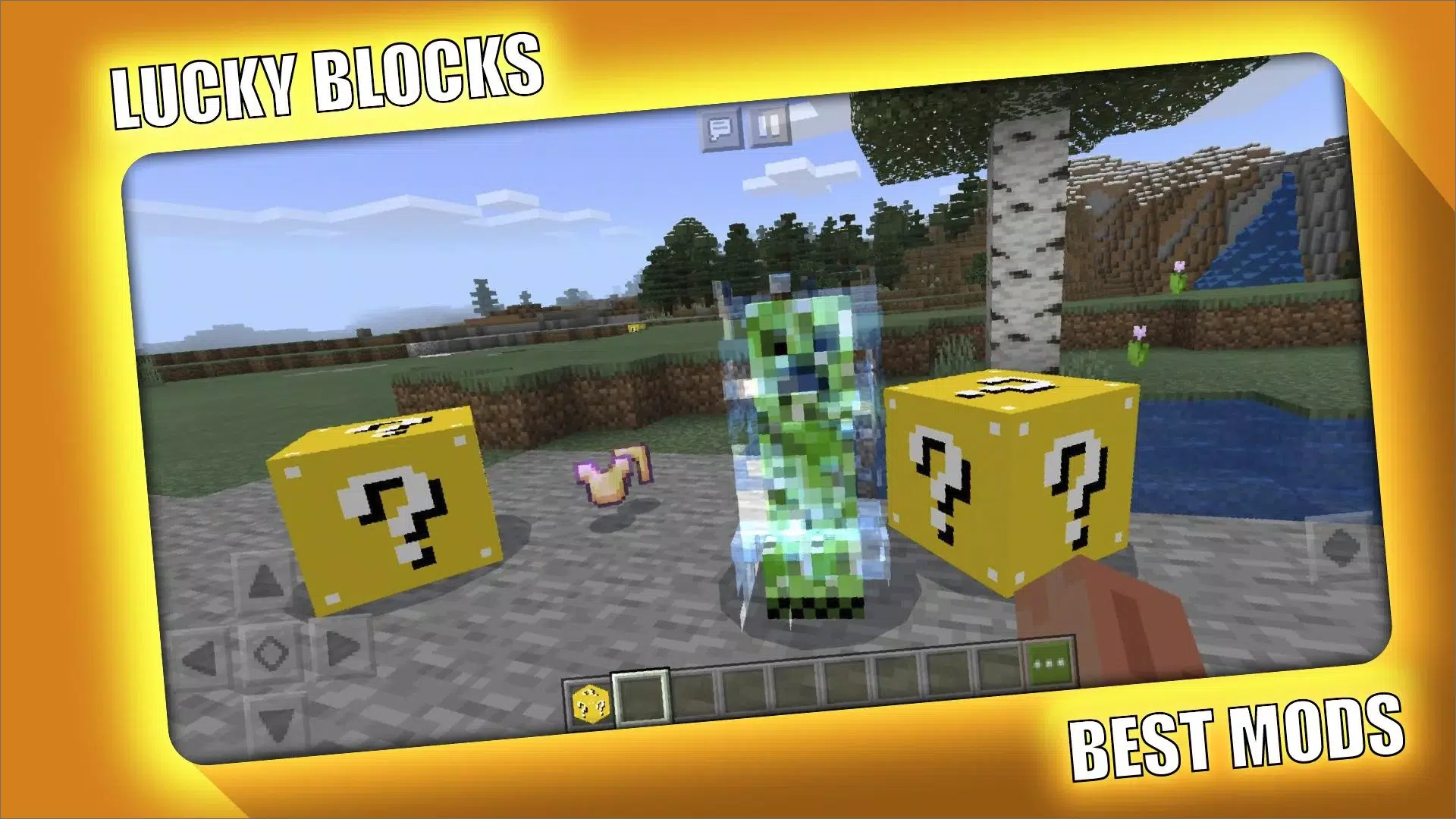 Lucky block mod for Minecraft for Android - Download