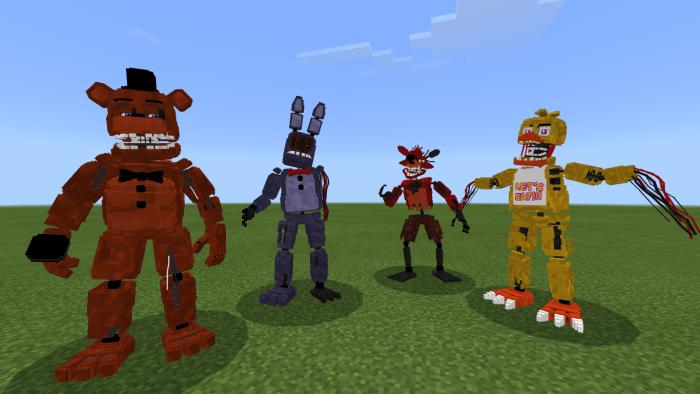 Animatronic World Addon For Mcpe For Android Apk Download - roblox animatronic world secret room for admins and mods only not